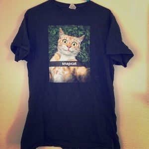 Black Shirt with a Meme